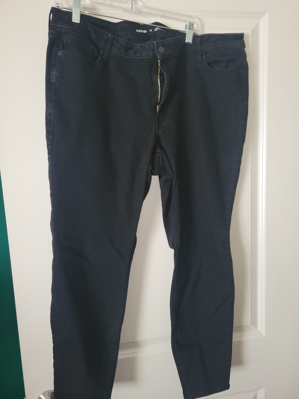 Old Navy Women's Navy Straight-Leg Chinos